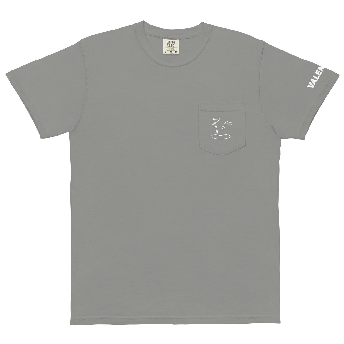 Unisex garment-dyed pocket t-shirt