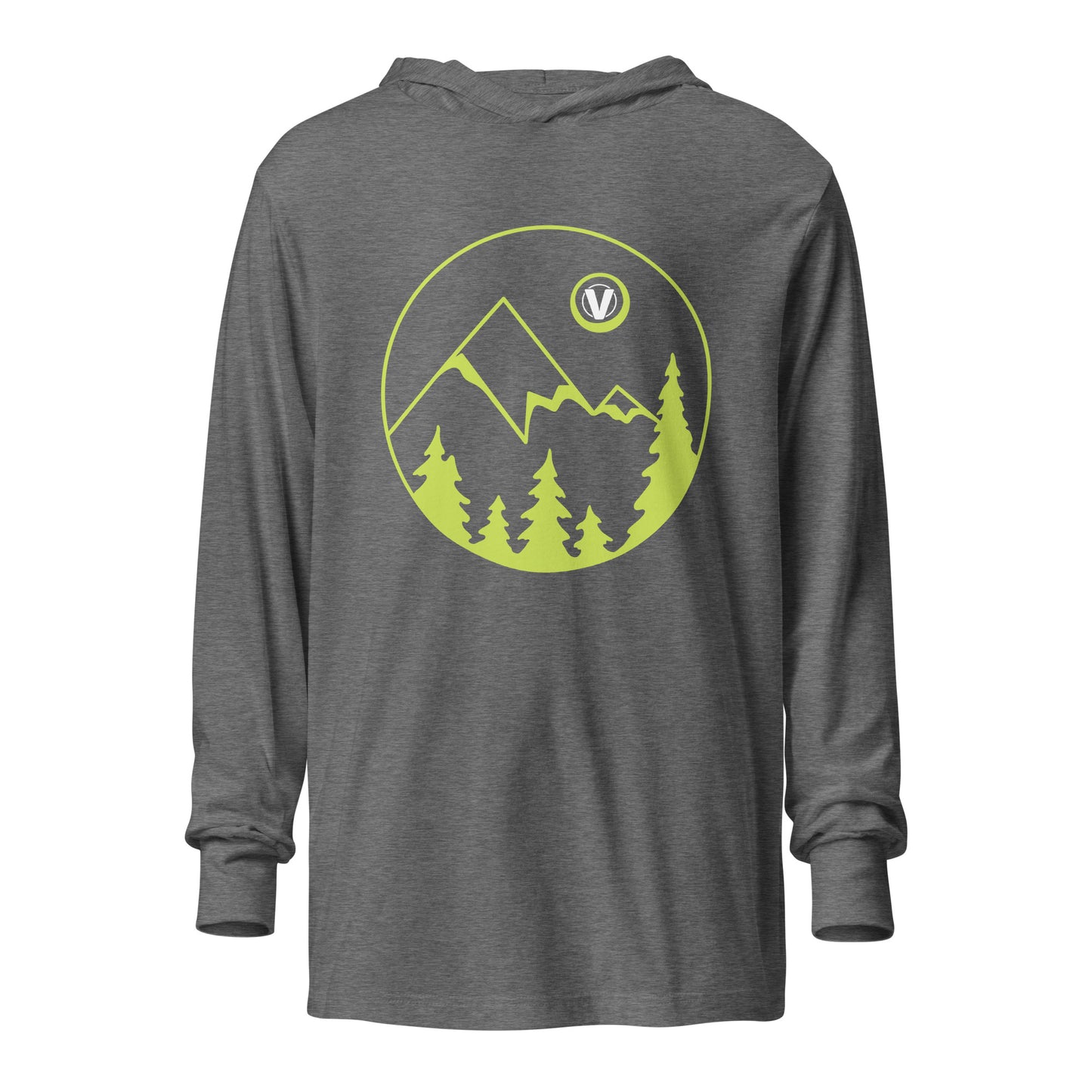 Hooded long-sleeve tee