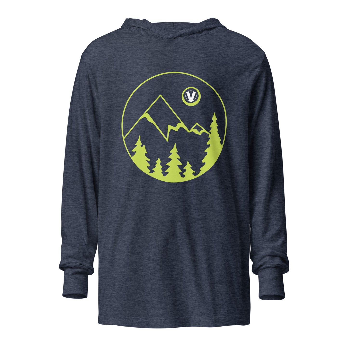 Hooded long-sleeve tee